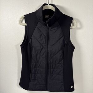 Womans FILA Sport Full‎ Zip Black Vest Size L P1